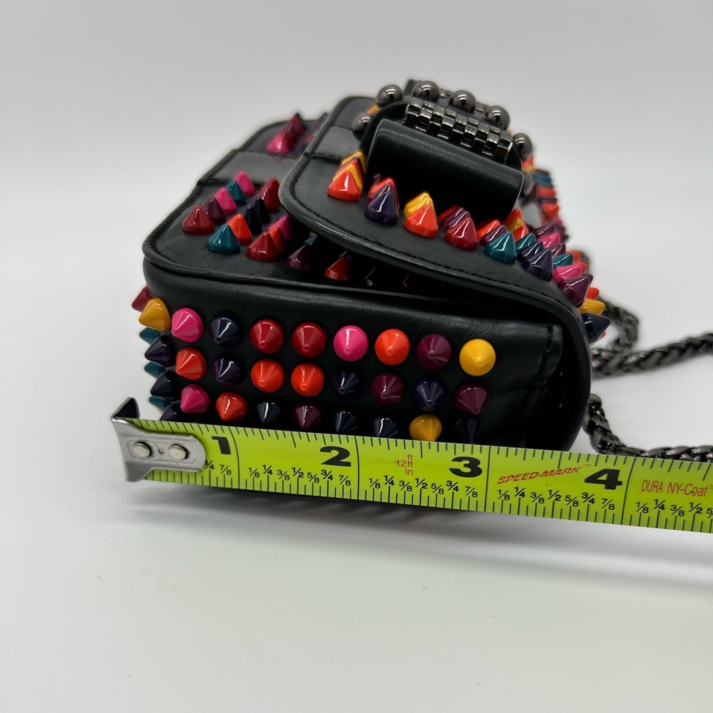 Christian Louboutin Sweet Charity Calf/patent/spikes mix black multicolor - Picture 8 of 16
